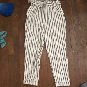 forever 21 striped pants